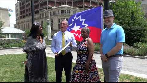Wilmington Marks Juneteenth With Flag-Raising Ceremony