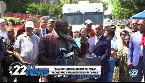 WITN 22 News On the Scene | Press Conference Regarding Fire at the Mother African Union Church