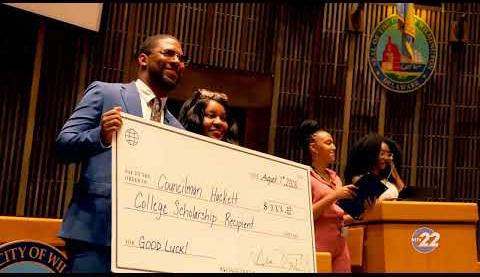 WITN 22 News | Councilman Hackett Scholarship Celebration