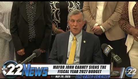 WITN 22 News On the Scene | Mayor Carney Signs FY27 Budget