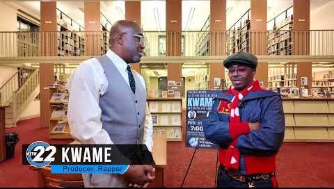 Kwame Speaks, Performs, and Inspires at Wilmington Public Library’s Living Legends Series