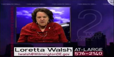Two Minute Drill - December 6, 2012 - Loretta Walsh
