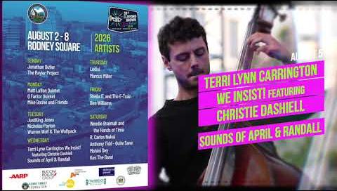 Come out to the 39th Annual Clifford Brown Jazz Festival in Downtown Wilmington