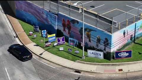 Wilmington Officials Unveil ‘Birds’ Mural at Concord Avenue and Miller Road