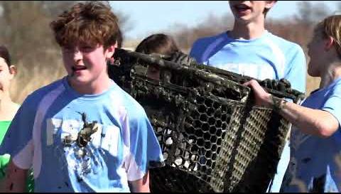 🌿 Students Take Action: Cleaning & Learning at Wilmington’s Wetlands 🌎♻️