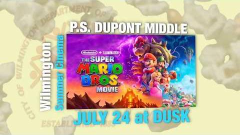 Parks & Recreation Summer Cinema Series - The Super Mario Bros. Movie