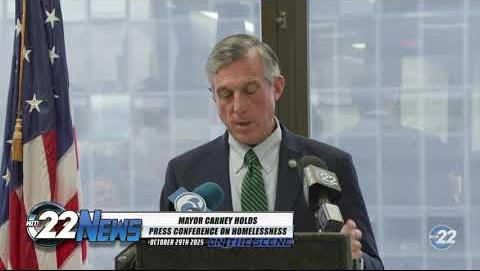 WITN 22 News On the Scene | Mayor Carney Holds Press Conference on Homelessness | October 29, 2025