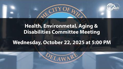 Health, Environmental, Aging & Disabilities Committee Meeting  | 10/22/2025