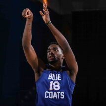 Delaware Blue Coats DEFEATED Wisconsin Herd 108 - 106