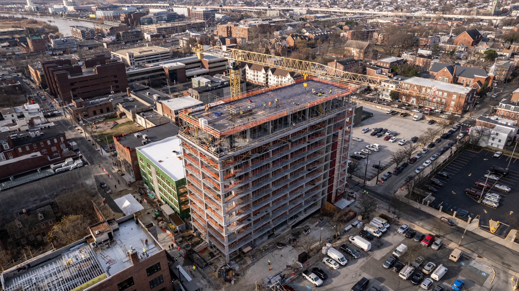 THE BUCCINI/POLLIN GROUP CELEBRATES TOPPING OUT OF 11STORY MULTIFAMILY